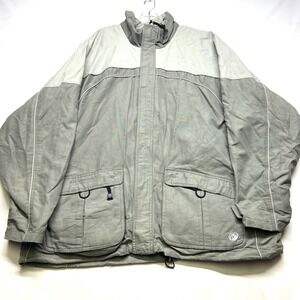 Ripzone Boardriding Company Jacket Mens XL Gray Lined Hiking Outdoor Full Zip